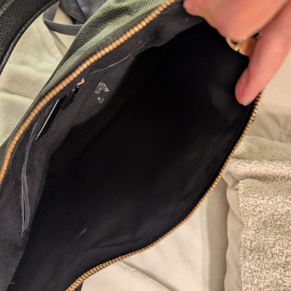 Coach Marlon Black Leather Shoulder Crossbody Bag - Picture 4 of 9